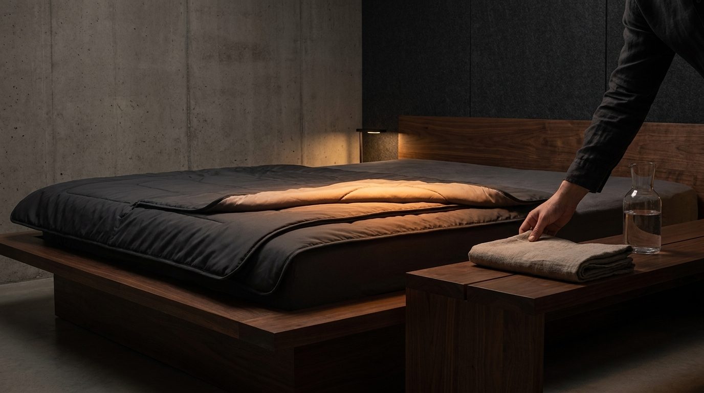 Sauna Blanket in use